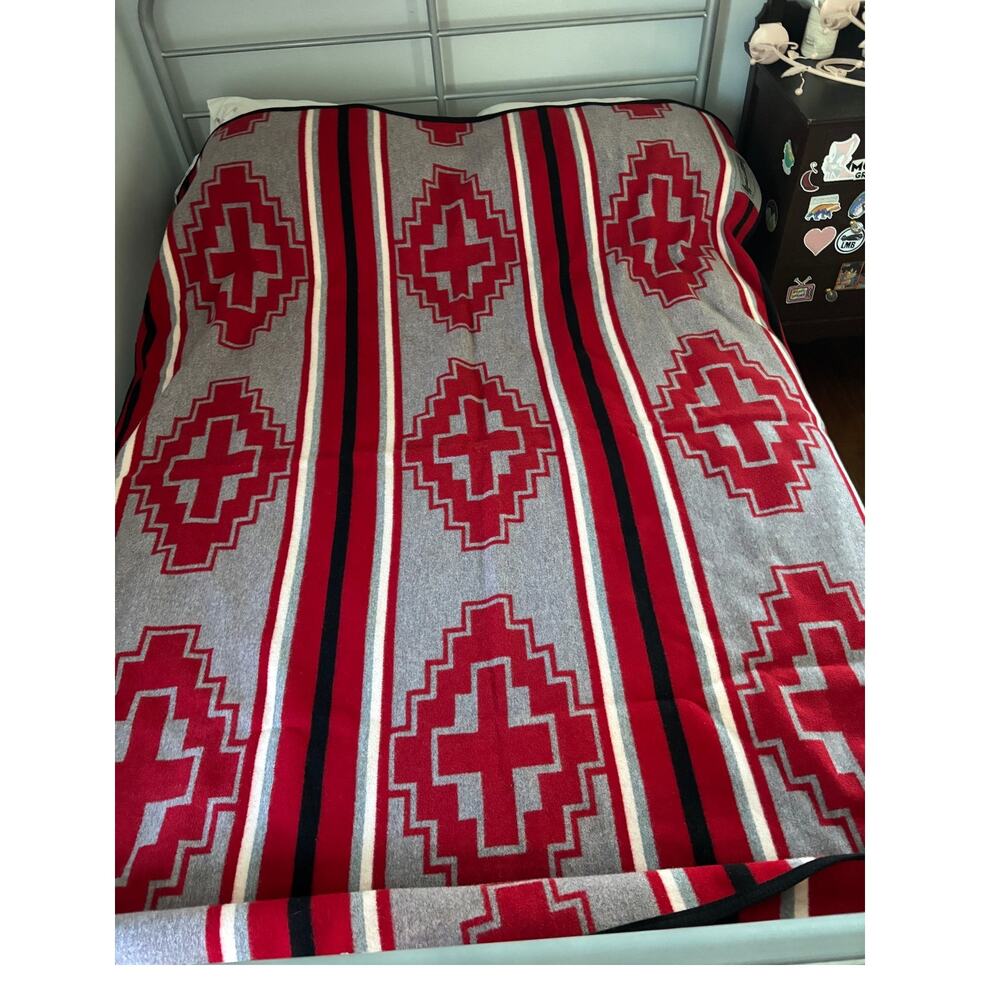Vintage Pendleton Beaver State Babbitt Brothers Red Lake Trading Post Blanket